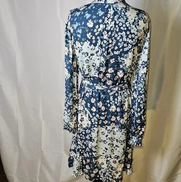 Shoshanna Petra Long- Sleeve Flounce Hem Mini Cottagecore Floral Dress Sz 4 - Picture 11 of 15